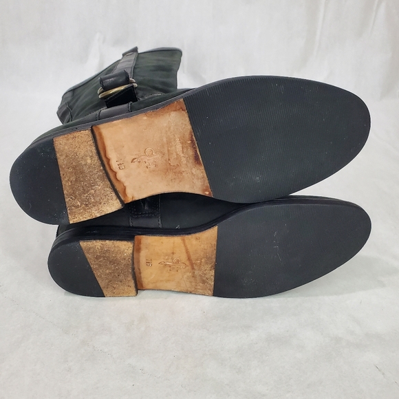 Cole Haan Air Liberty Riding Equestrian Leather Buckle Boots, Sz 7.5 B - Picture 9 of 14